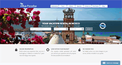 Desktop Screenshot of blueparadiserentals.com